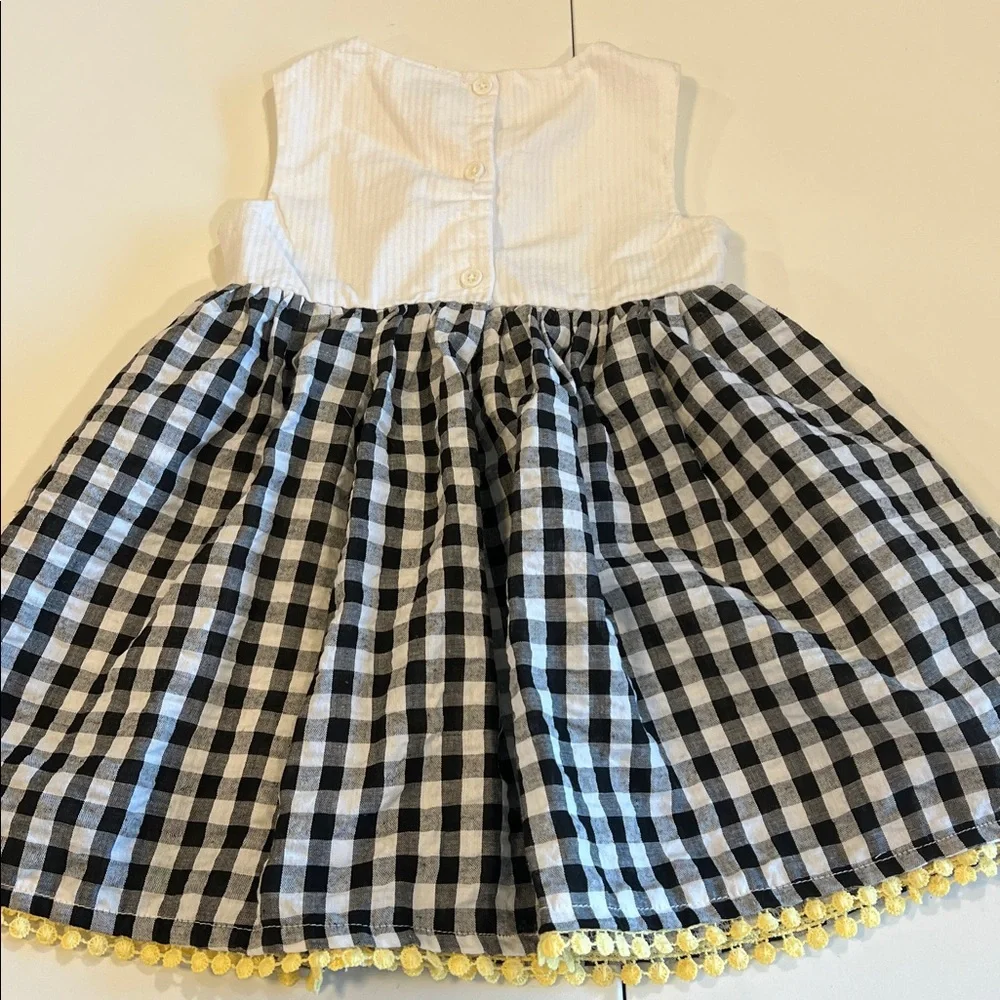 Nanette Baby -‎ Black/White Checkered Dress, 18m